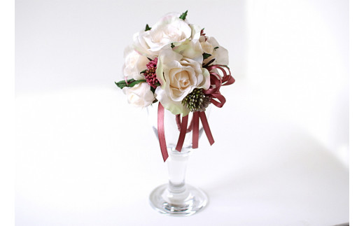 フラワーアレンジメントブーケ パンナコッタ