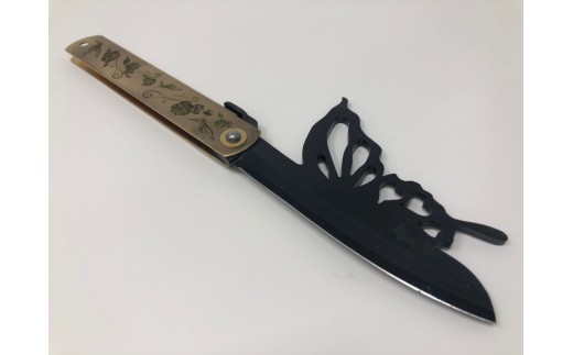 肥後守　パピリオ　ブラックゴールド