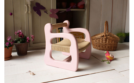 ファニファニの赤ちゃん椅子　ami‐アミ（ベビーピンク）