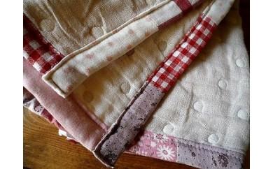 ハンドメイドの国産6重ガーゼのシングルサイズブランケット