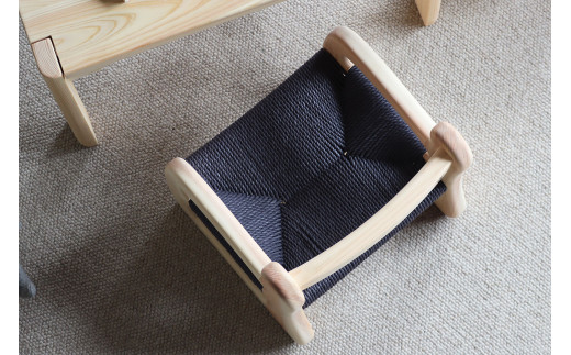 ファニファニの赤ちゃん椅子ami　特別仕様　座面ブラック