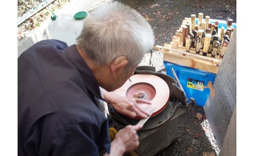 包丁研ぎサービス　出刃包丁・柳刃（刺身）包丁及び薄刃包丁3本の組み合わせ