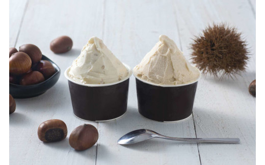 甘栗屋万寿庵のあまぐりジェラート