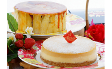とりいさん家の芋ケーキ3号サイズ&caramelチーズケーキ