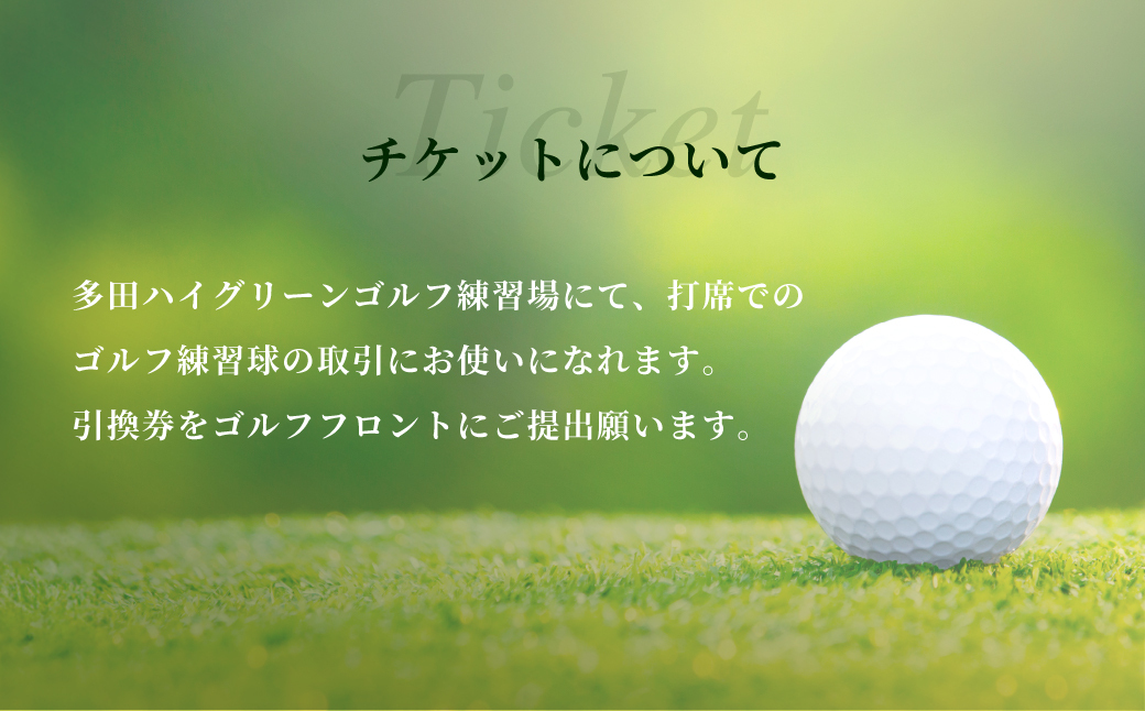 ゴルフ練習球の取引限定　20000円分 KWNAA004