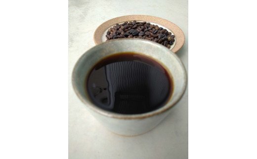 No.005-02 焙煎したてのコーヒー豆（深煎りブレンド［夜のしずく］と水出しアイスコーヒー） 粉