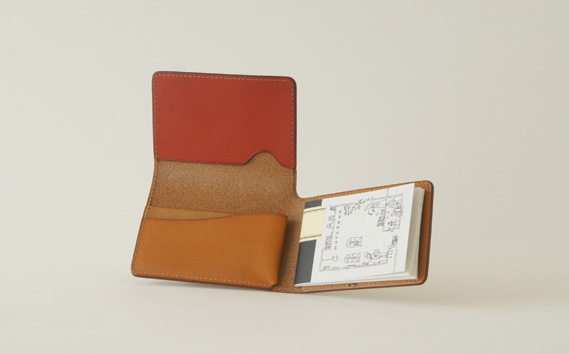 No.292-01 革かばん・purr（パー） Lpasscase(camel)