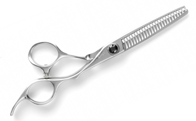 【プロ仕様】　理美容スキ鋏　Mid-24 散髪 ヘアカット ハサミ