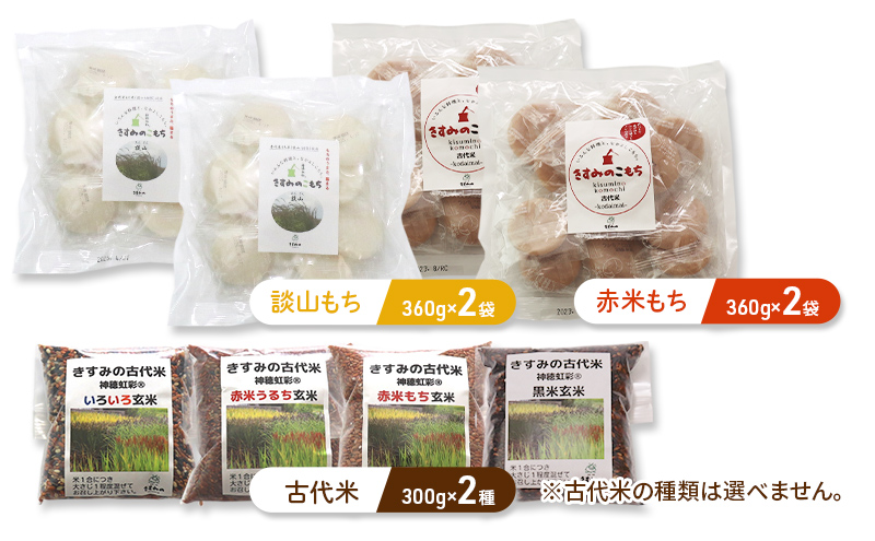 令和7年度産 きすみの古代米を楽しむセットA