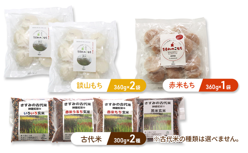 令和7年度産 きすみの古代米を楽しむセットB