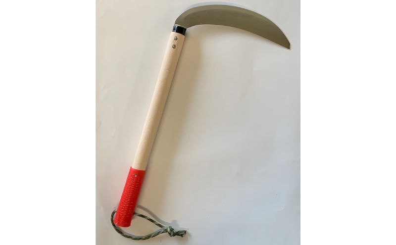 草刈り鎌180mm　ステンレス製　goose ガーデニング　農業　稲刈り　除草 