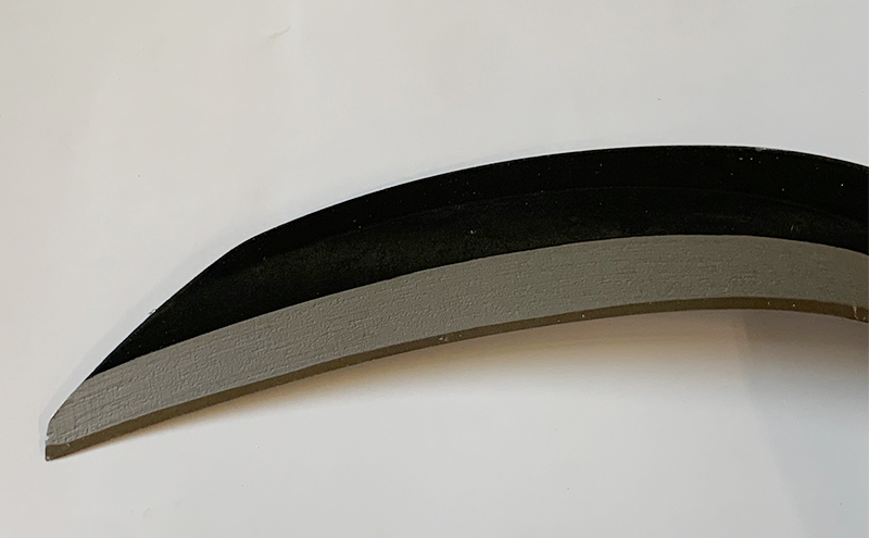 草刈り鎌 白紙 165mm goose ガーデニング 農業 稲刈り 除草 