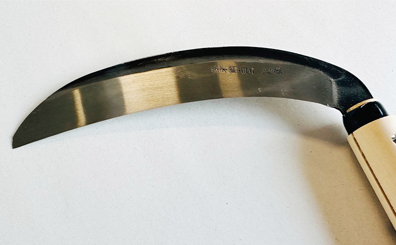 【左利き用】草刈り鎌 180mm goose ガーデニング 農業 稲刈り 除草 