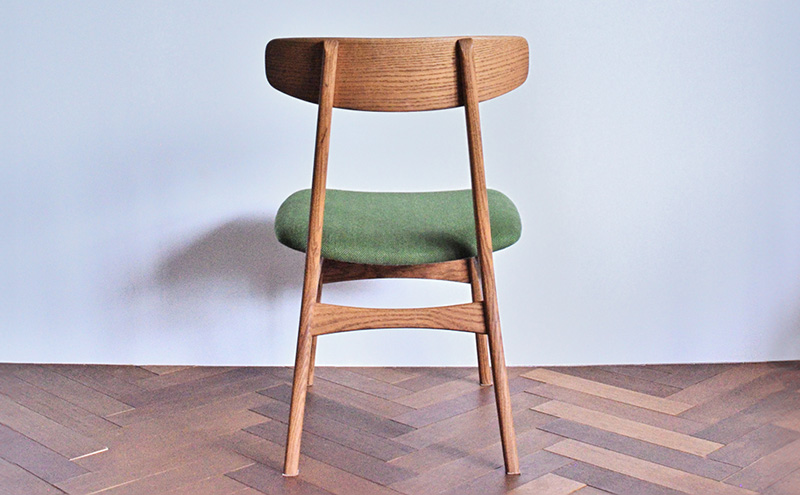 ダイニングチェア 01 グリーン　インテリア 椅子 イス 木製 デザイン オリジナル 兵庫県 小野市