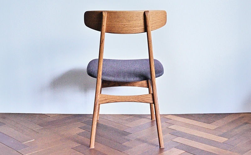 ダイニングチェア 01 グレーブラウン　インテリア 椅子 イス 木製 デザイン オリジナル 兵庫県 小野市