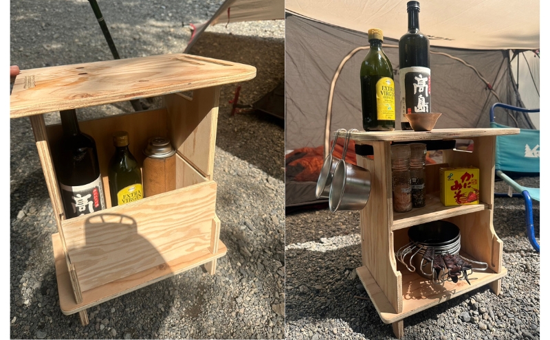 ソロテーブル [折りたたみ式 テーブル アウトドア キャンプ バーベキュー BBQ ]