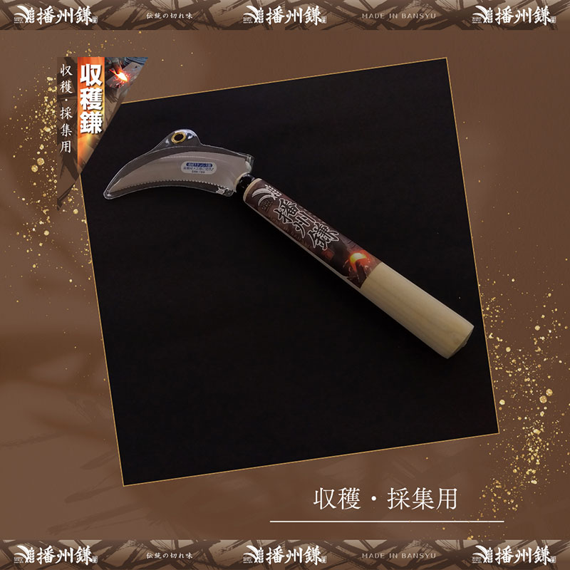 ガーデニング 播州鎌 ステンレス 収穫鎌 裏目刃付 小 「180045」 野菜収穫 刃物 鎌 小鎌 野菜切り鎌 切り出し鎌 株切り鎌 菜切り鎌 草刈り鎌 草刈り 剪定 刃 ツール 道具 庭 家庭菜園 園芸 園芸用品 ガーデニング用品 兵庫 兵庫県 小野市