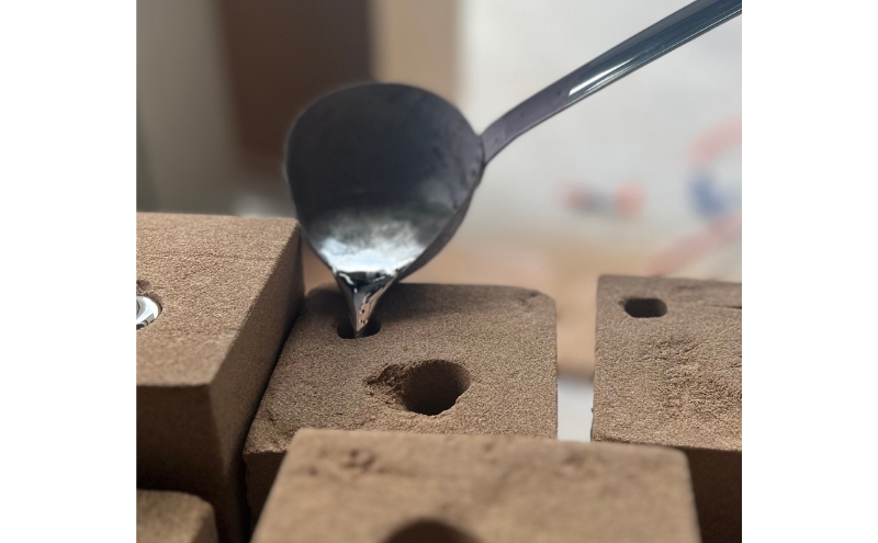 【酒器づくり体験チケット】小野市一日市長 おのののかさんがデザインした錫製酒器をつくる体験