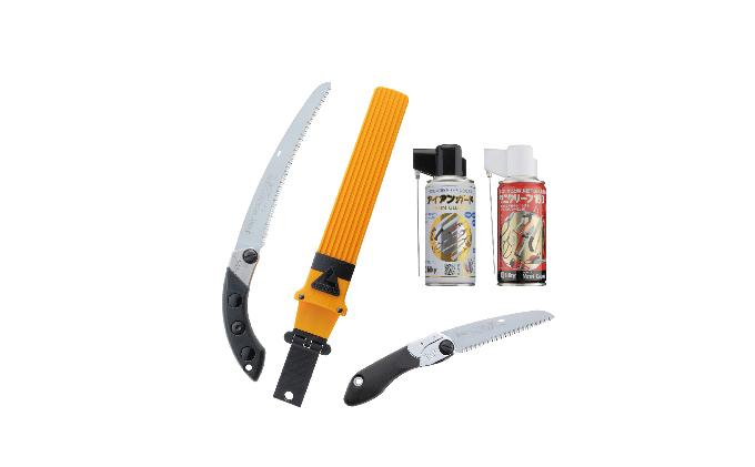 900-61　カーブ刃で生木剪定で楽々スピーディ シルキー万能鋸セットC 雑貨 日用品