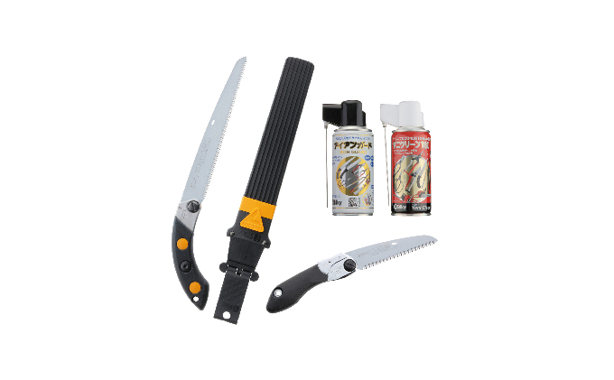 900-62　乾燥木材、生木どちらも切れる シルキー万能鋸セットD 雑貨 日用品