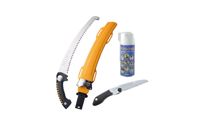 900-64　プロも唸る、太枝に特化した凄い切れ味 シルキー剪定鋸セットB 雑貨 日用品