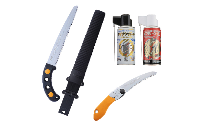 900-63　この1本で細枝・太枝に対応 シルキー剪定鋸セットA 雑貨 日用品 