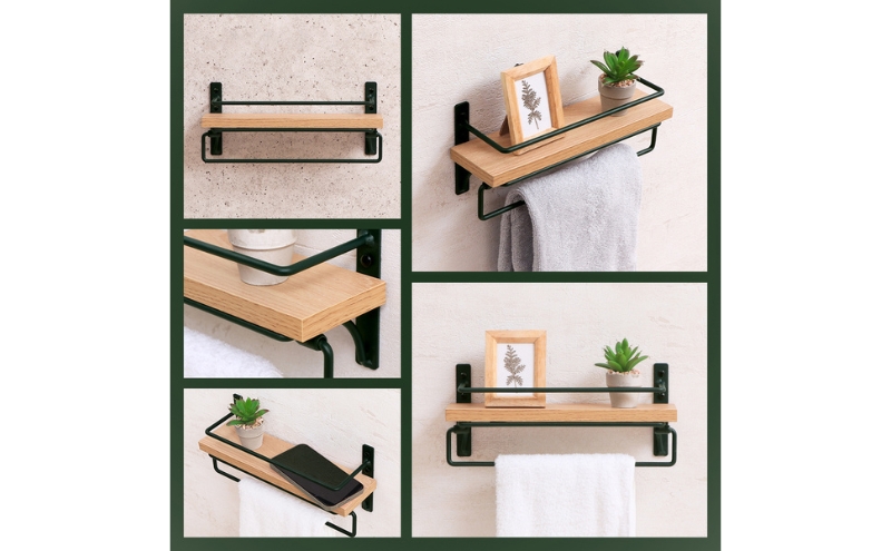 タオル掛けハンガー TAO(タオ)グレージュナチュラル