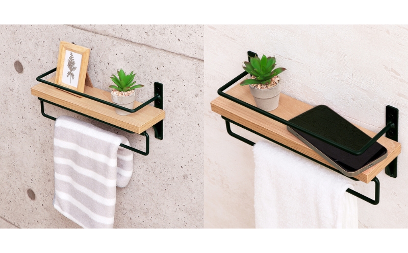 タオル掛けハンガー TAO(タオ)グレージュナチュラル