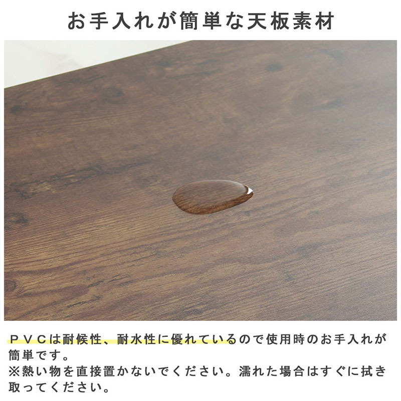 棚付き折脚テーブル　レトロ柄高さ39cm　折りたたみ 折れ脚 ローテーブル 机 おしゃれ 可愛い コンパクト 省スペース ミニテーブル インテリア 家具