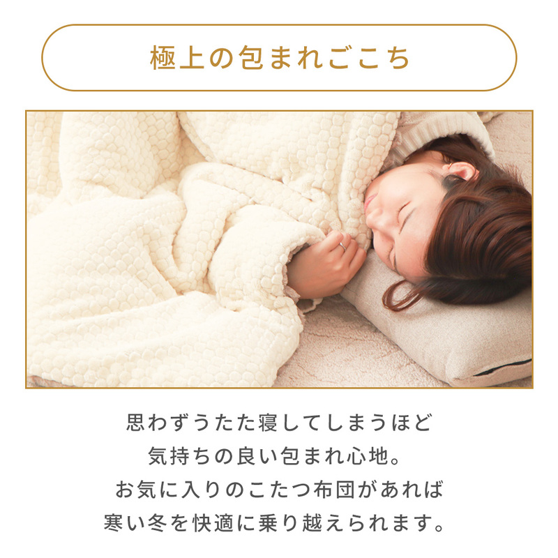 リバーシブルこたつ布団 Lampoa(ランポア) 185×215