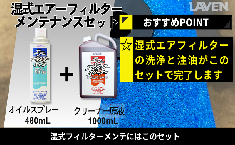 ラベンエアフィルターメンテナンスセット