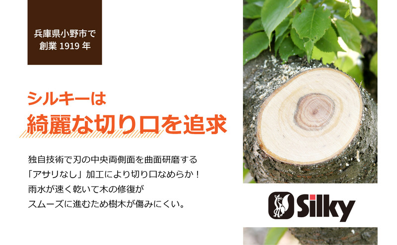 900-54　堅い孟宗竹の伐採に　シルキー鞘入鋸セットB 雑貨 日用品 