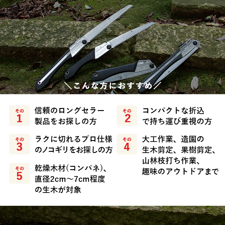 900-80　プロの幅広い用途に対応する シルキーロングセラー鋸セット 雑貨 日用品 