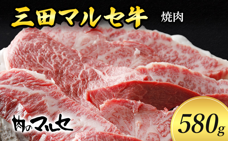 三田 マルセ牛 焼肉 580ｇ 焼き肉 やきにく 焼肉 焼肉パーティ 勢戸 牛肉 ギフト 肉 お祝い 但馬牛 神戸牛 三田牛 数量限定 訳あり ふるさと納税 ふるさと 人気 おすすめ 送料無料 兵庫県 三田市