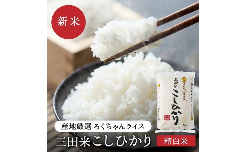 【令和6年度産】三田米コシヒカリ（6kg） 米 こめ コメ お米 おこめ オコメ 精米 白米 もちもち つやつや ご飯 ごはん ふるさと納税 ふるさと 人気 おすすめ 送料無料 兵庫県 三田市