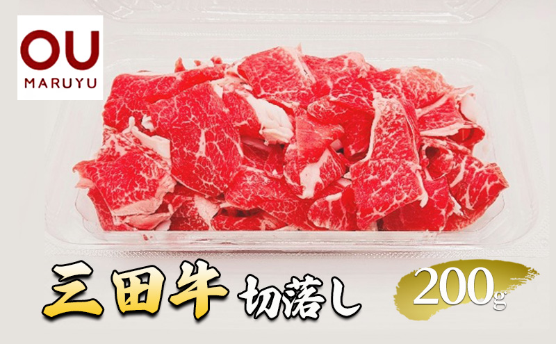 三田牛 切落し 200g 牛肉 冷凍品 ギフト 肉 お祝い  三田牛 数量限定  ふるさと納税 ふるさと 人気 おすすめ 送料無料 兵庫県 三田市