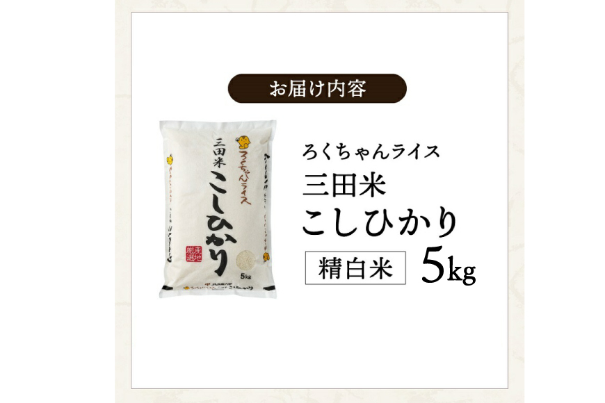 テレビで話題★【令和6年度産】 米 三田米 コシヒカリ 5kg [パスカルさんだ 兵庫県 三田市 3d28bae660039] お米 こめ おこめ 精米 白米 コメ オコメ もちもち つやつや ご飯 ごはん