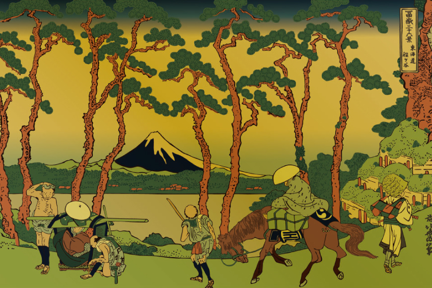 純金 ゴールド 富嶽三十六景 東海道程ヶ谷 カード 1枚 1g ガラス フレーム 1個 [三菱マテリアルトレーディング 兵庫県 三田市 3d28bae300104] 金 黄金 フォーナイン 贈り物 記念品