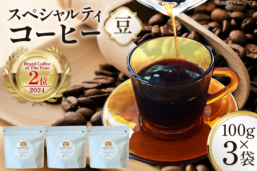 スペシャルティ コーヒー豆 300g Brazil Coffee of The Year 2024 2位受賞ロット [とらまめロースタリー 兵庫県 三田市 3d28bed500002] 珈琲 coffee こーひー