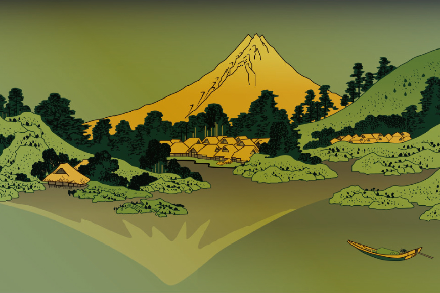 純金 ゴールド 富嶽三十六景 甲州三坂水面 カード 1枚 1g ガラス フレーム 1個 [三菱マテリアルトレーディング 兵庫県 三田市 3d28bae300105] 金 黄金 フォーナイン 贈り物 記念品