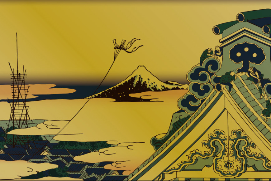 純金 ゴールド 富嶽三十六景 東都浅草本願寺 カード 1枚 1g ガラス フレーム 1個 [三菱マテリアルトレーディング 兵庫県 三田市 3d28bae300116] 金 黄金 フォーナイン 贈り物 記念品