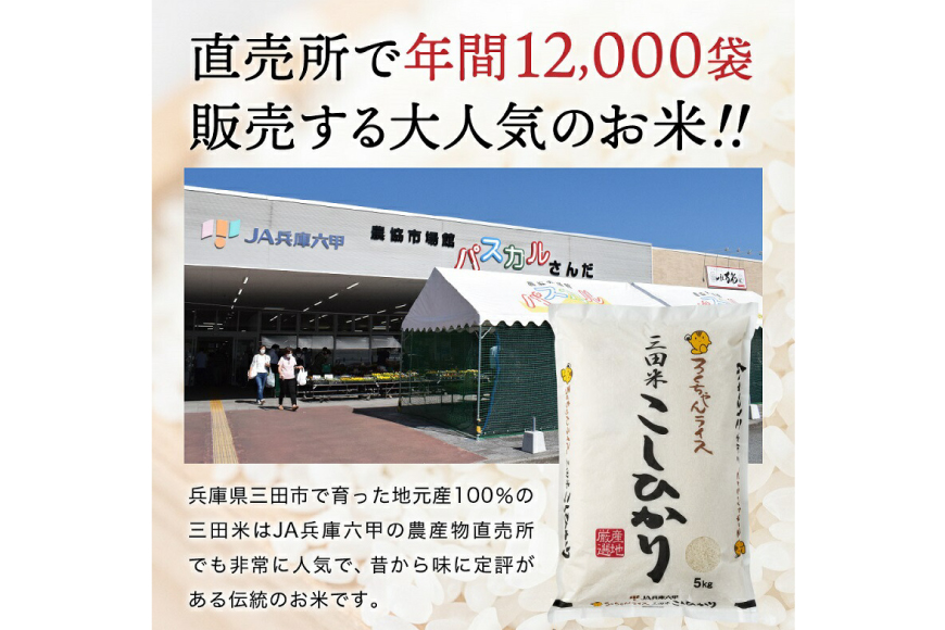 テレビで話題★【令和6年度産】 米 三田米 コシヒカリ 5kg [パスカルさんだ 兵庫県 三田市 3d28bae660039] お米 こめ おこめ 精米 白米 コメ オコメ もちもち つやつや ご飯 ごはん