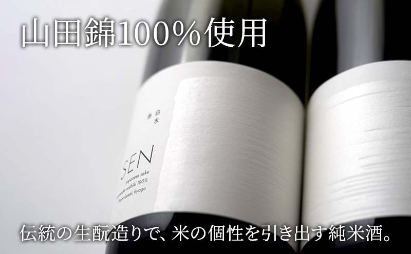 お歳暮 のし付 【SAKE COMPETITION 2024 GOLD 受賞 】SEN純米大吟醸 2本セット お酒 日本酒 ten 純米酒 無濾過生原酒 生酒 山田錦 ギフト 兵庫県