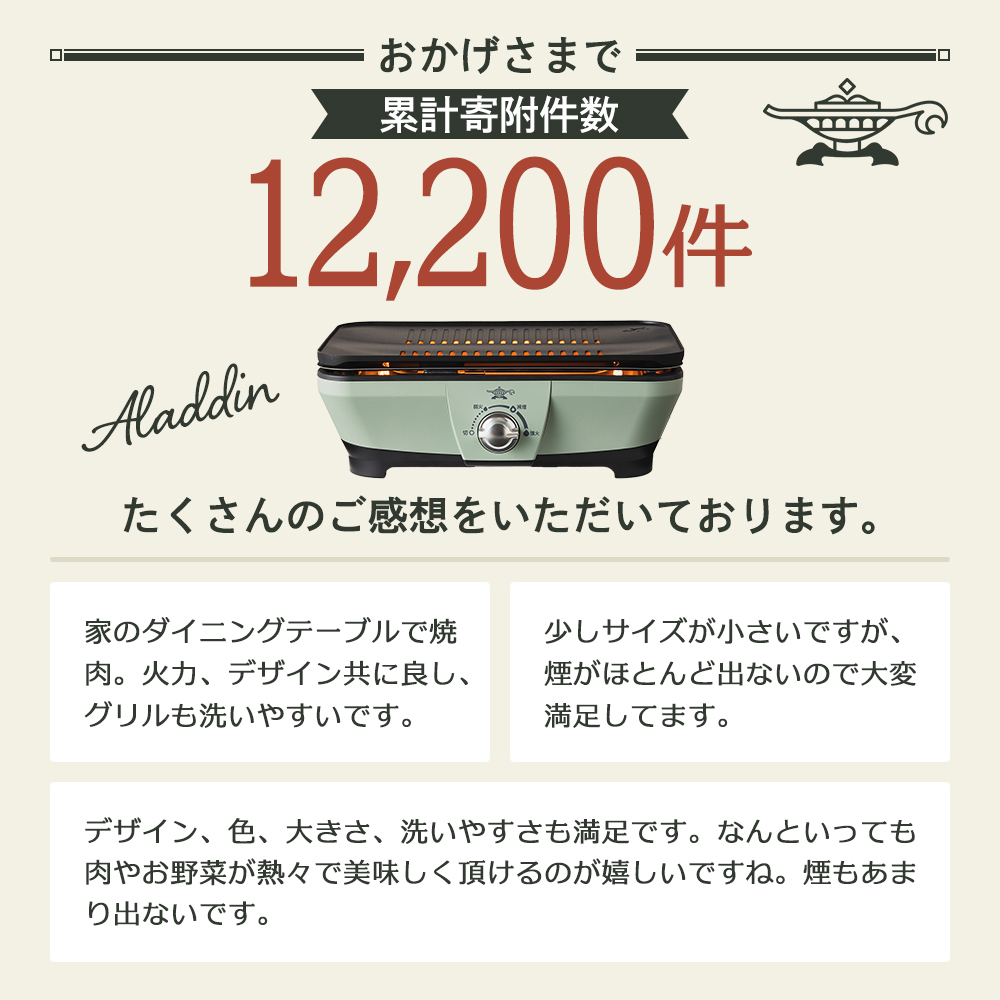 アラジン グラファイト ミニグリラー グリーン 緑 アラジングリル ホットプレート 卓上プレート