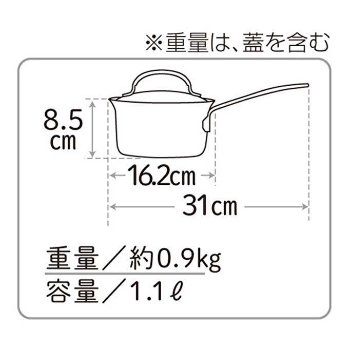 【10月1日より受付再開！】天使の鍋 IH対応 ガス対応 アサヒ軽金属 アサヒ 片手鍋 小鍋 鍋 揚げ鍋 万能鍋 オーブン対応 アルミニウム ステンレス 調理器具 キッチン キッチン用品