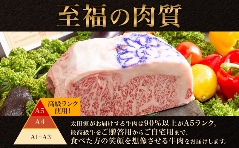 神戸ビーフ KSS3 しゃぶしゃぶ すき焼き用 600g 神戸牛 焼肉 太田家 冷凍 肉 牛肉 小分け