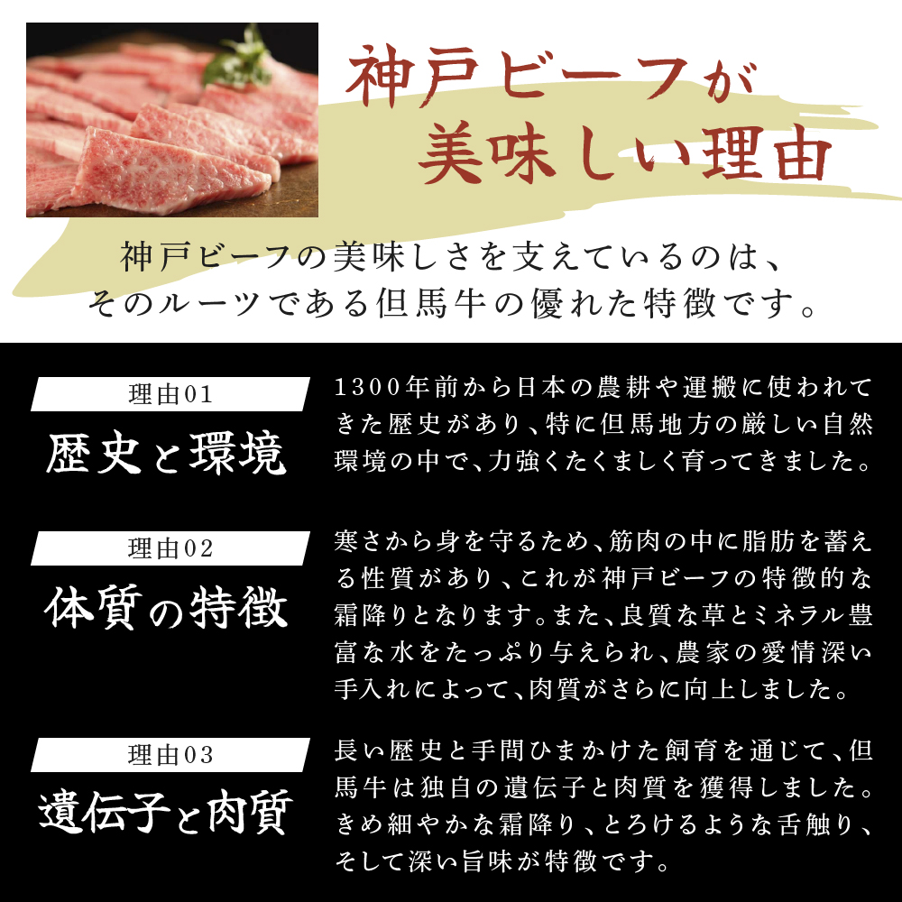 神戸牛 焼き肉用 2種 食べ比べ Bセット 1kg (500g×2) 肩 もも 牛肉
