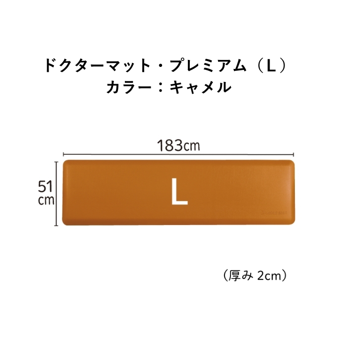 【80周年特別寄付額】ドクターマット プレミアム L キャメル アサヒ軽金属 アサヒ 厚手 キッチンマット マット 拭ける 体圧分散 体圧分散マット 日用品 キッチン キッチン用品 お手入れ 簡単 抗菌