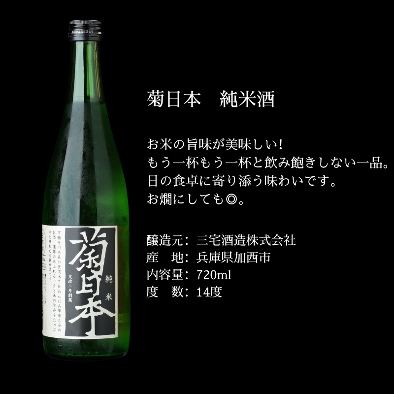 菊日本 純米大吟醸＆純米酒 2本セット 母の日 おすすめ ギフト プレゼント お祝い お酒 日本酒 純米大吟醸酒 