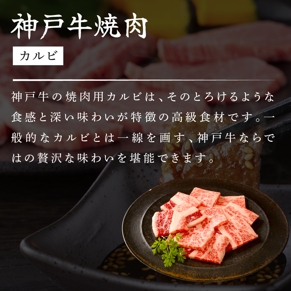 神戸牛 サーロインステーキ 焼肉カルビ お試しセット 800g 牛肉